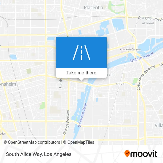 South Alice Way map