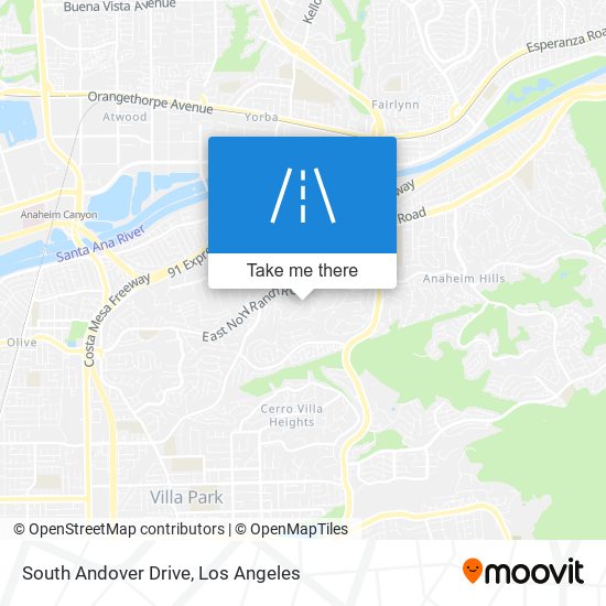 South Andover Drive map
