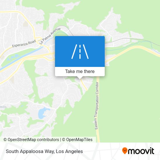 South Appaloosa Way map