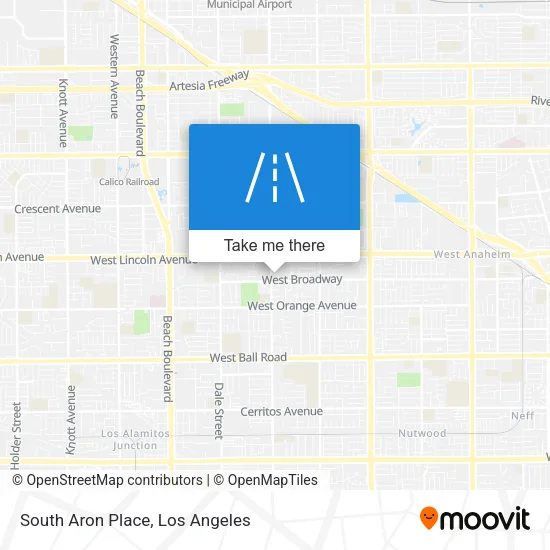 South Aron Place map