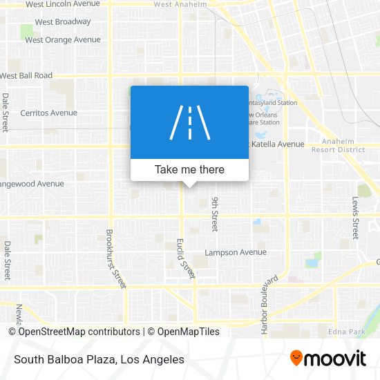Mapa de South Balboa Plaza