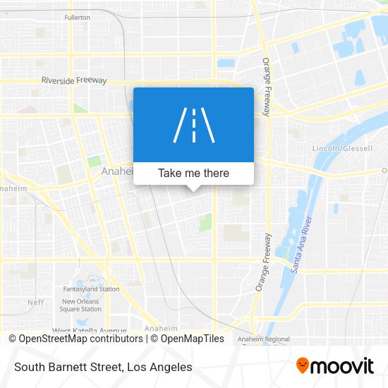 South Barnett Street map
