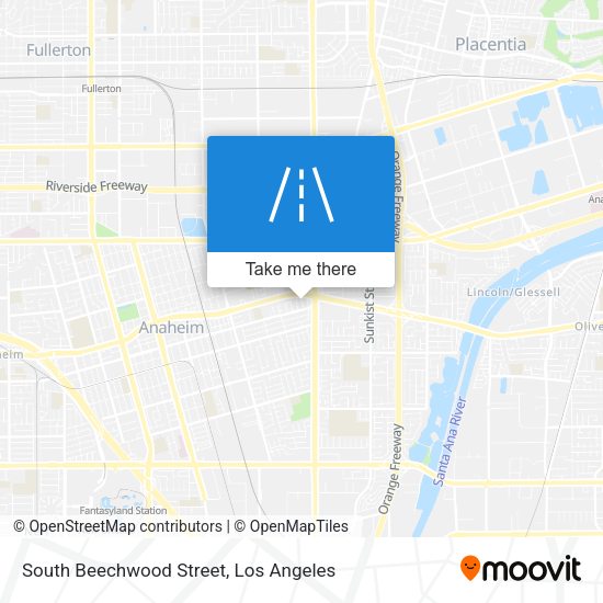 Mapa de South Beechwood Street