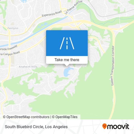 South Bluebird Circle map