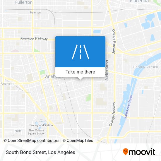 South Bond Street map