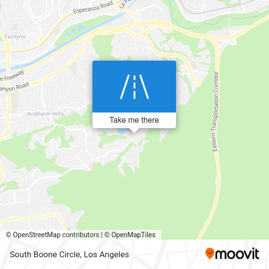South Boone Circle map