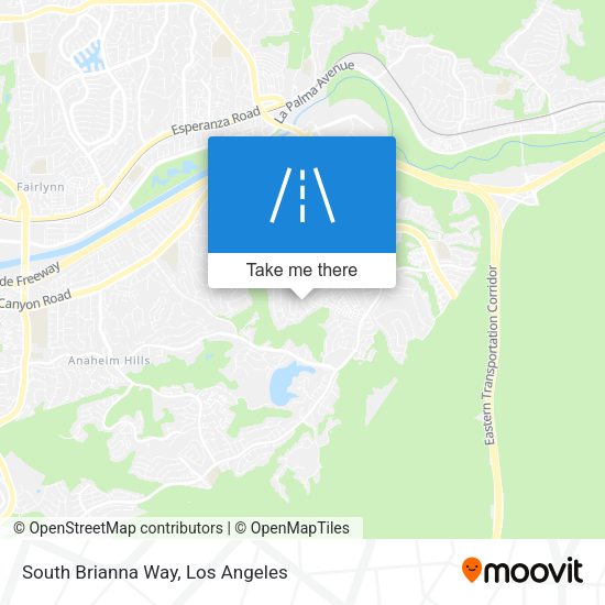 South Brianna Way map