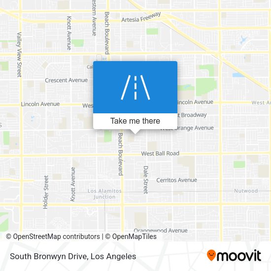South Bronwyn Drive map