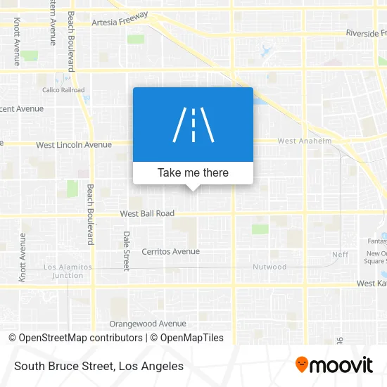 South Bruce Street map