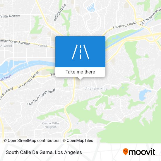 Mapa de South Calle Da Gama