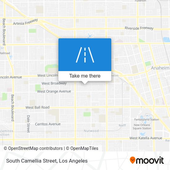 South Camellia Street map