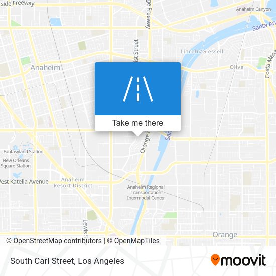 Mapa de South Carl Street