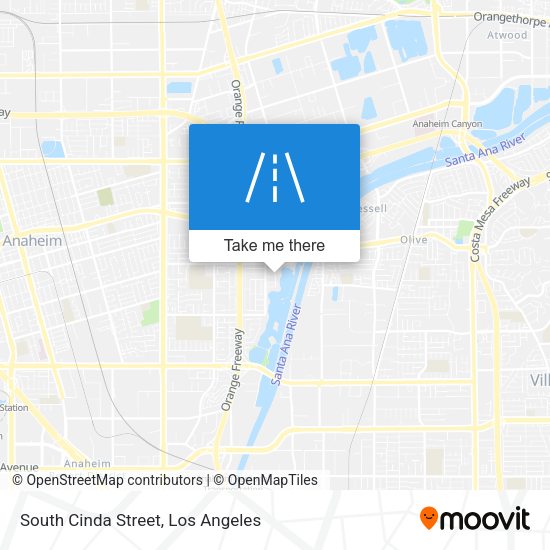 Mapa de South Cinda Street