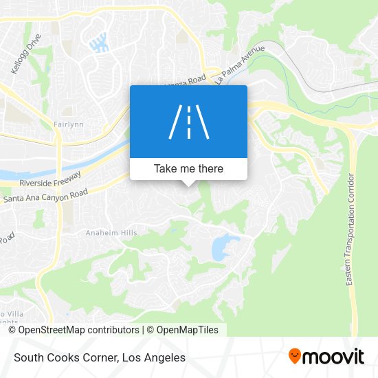 Mapa de South Cooks Corner