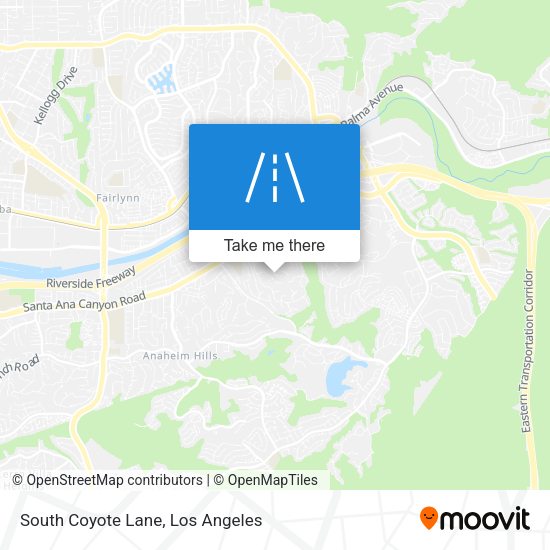 Mapa de South Coyote Lane