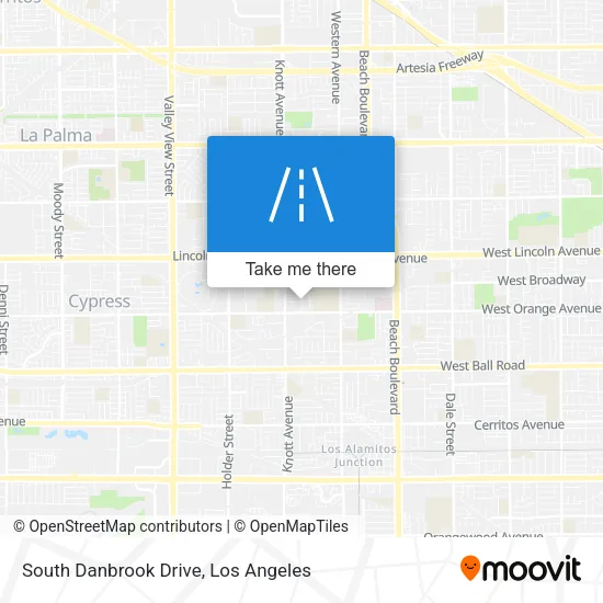 South Danbrook Drive map
