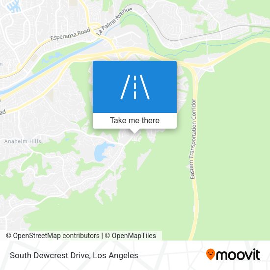 South Dewcrest Drive map
