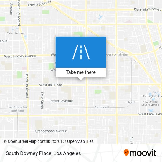 Mapa de South Downey Place