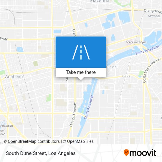 South Dune Street map