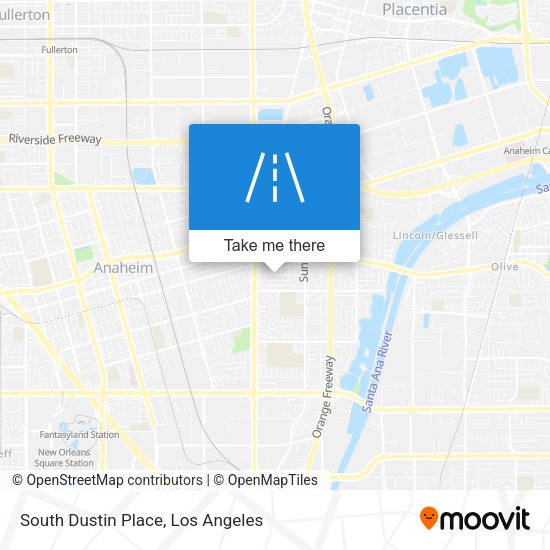 Mapa de South Dustin Place