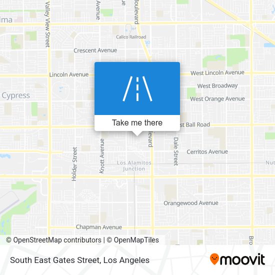 South East Gates Street map