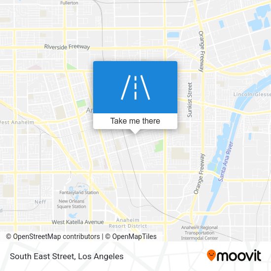 Mapa de South East Street