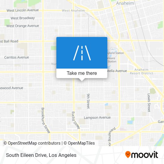 Mapa de South Eileen Drive
