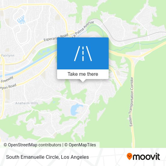 South Emanuelle Circle map