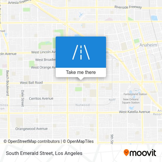 South Emerald Street map