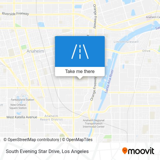 South Evening Star Drive map