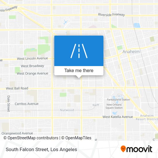 Mapa de South Falcon Street