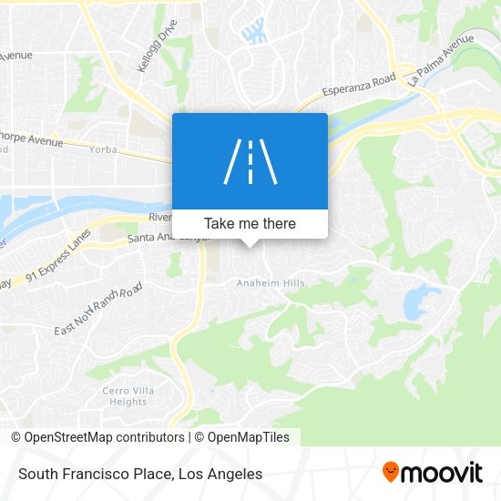 South Francisco Place map