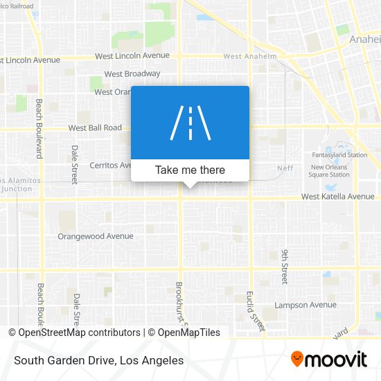 South Garden Drive map
