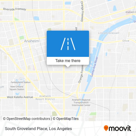 South Groveland Place map
