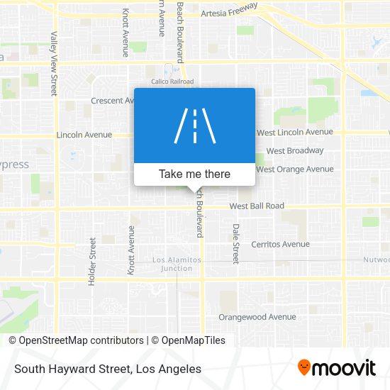 Mapa de South Hayward Street