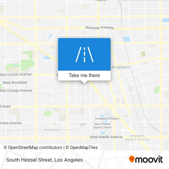 South Hessel Street map
