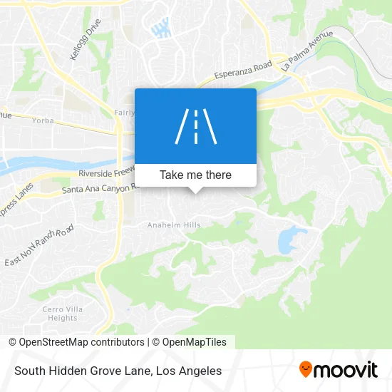 South Hidden Grove Lane map