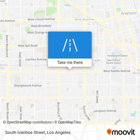 South Ivanhoe Street map
