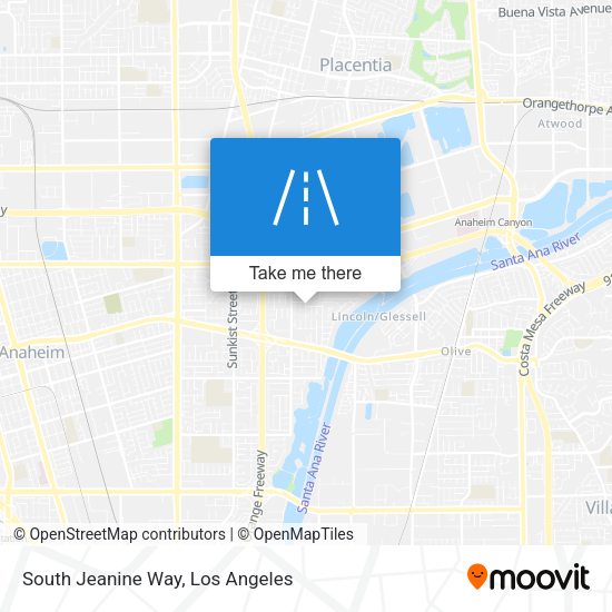 Mapa de South Jeanine Way