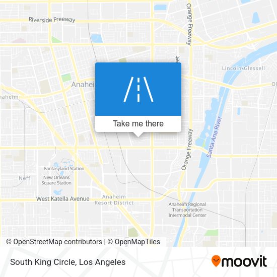South King Circle map