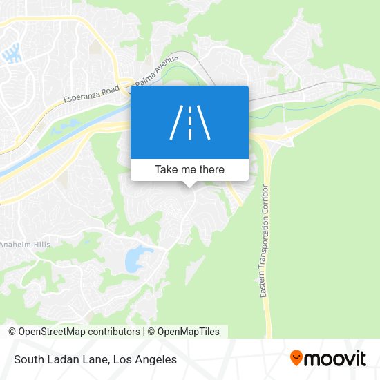 Mapa de South Ladan Lane