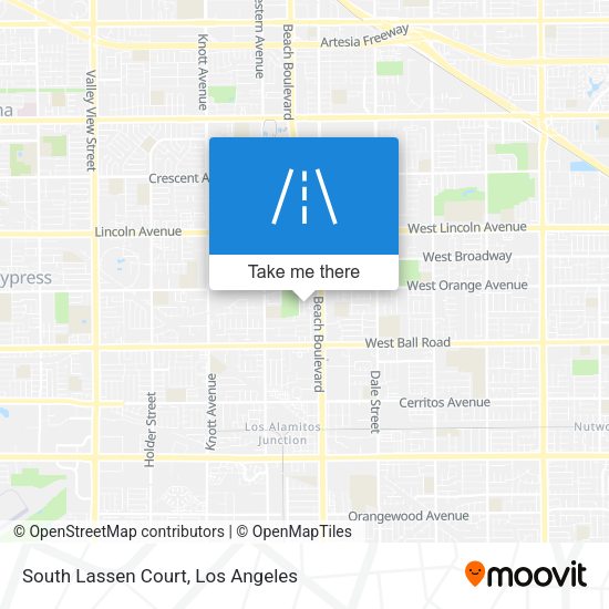 South Lassen Court map
