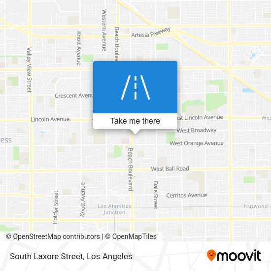 South Laxore Street map