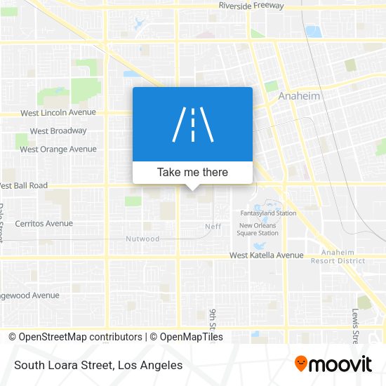 South Loara Street map
