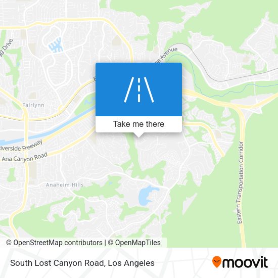 Mapa de South Lost Canyon Road