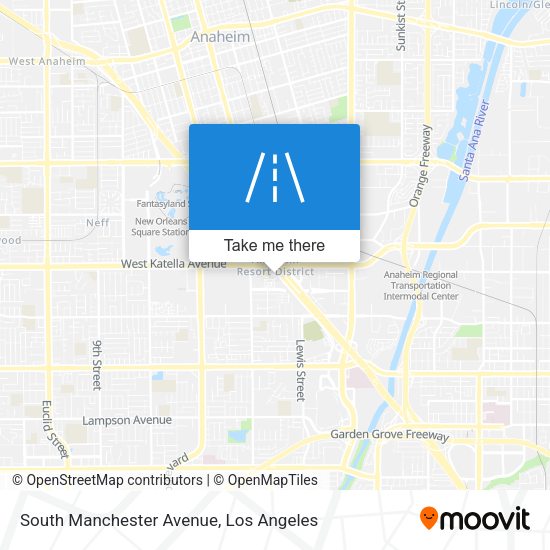 South Manchester Avenue map