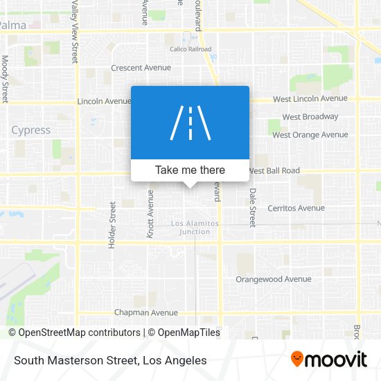 South Masterson Street map