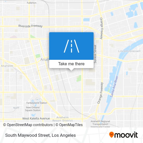 South Maywood Street map
