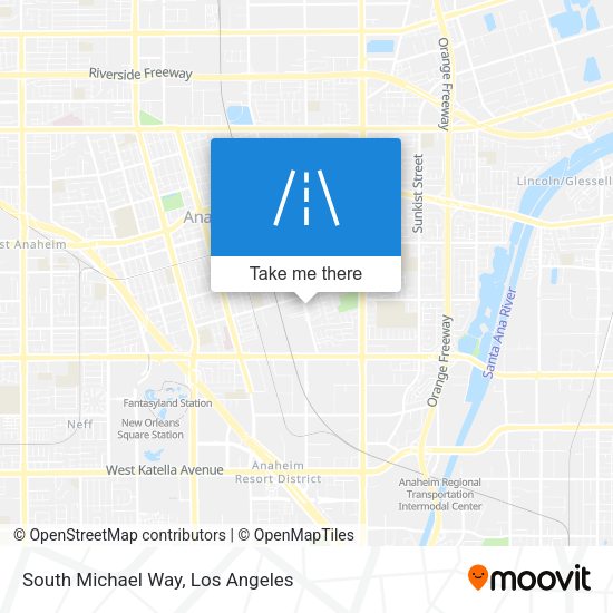 South Michael Way map