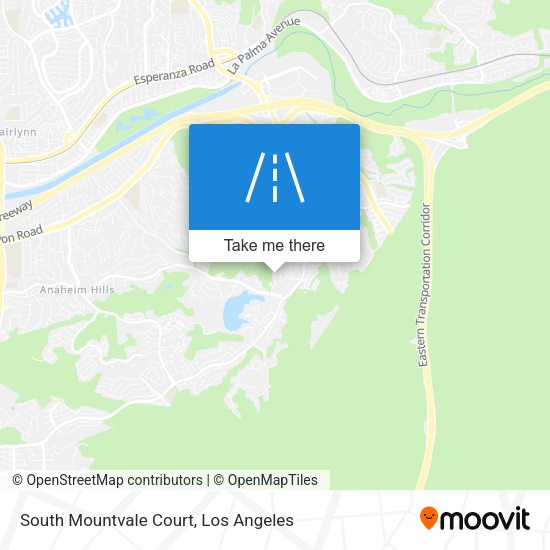 Mapa de South Mountvale Court